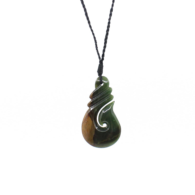 Hei Matau Pounamu Pendant by Moreton Carvers – Auckland Museum