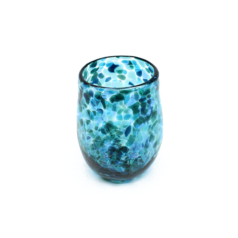 Glass Tumbler - Ocean Blue