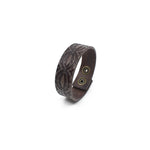 25mm Leather Wristband- Size M/L | by Darin Gordine