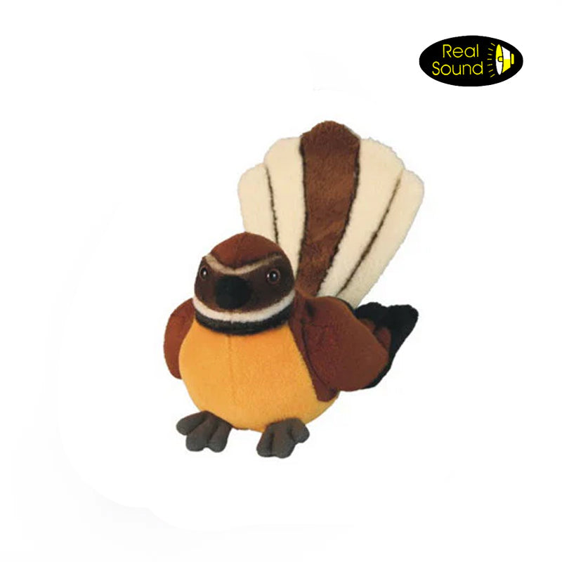 Fantail with Real Sound Soft Toy Auckland Museum Online Store