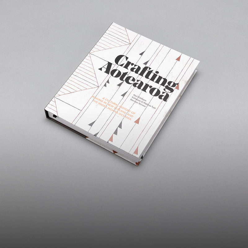 Photograph of the cover of the book Crafting Aotearoa about arts and crafts in New Zealand