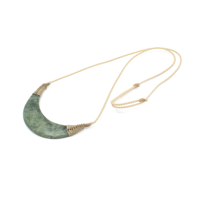 Crescent  Breastplate Pounamu Pendant | by Ric Moor
