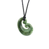 Double Koru Pounamu Pendant