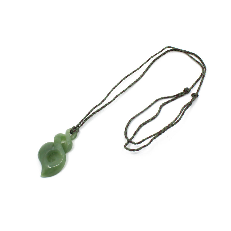 Double Twist with Koru Pounamu Pendant