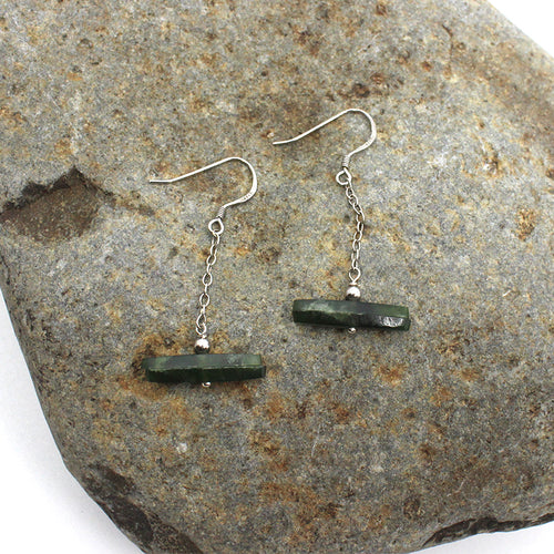 Pounamu Earrings - Small | by Alex Sands