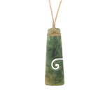 Toki with Koru Pounamu Pendant