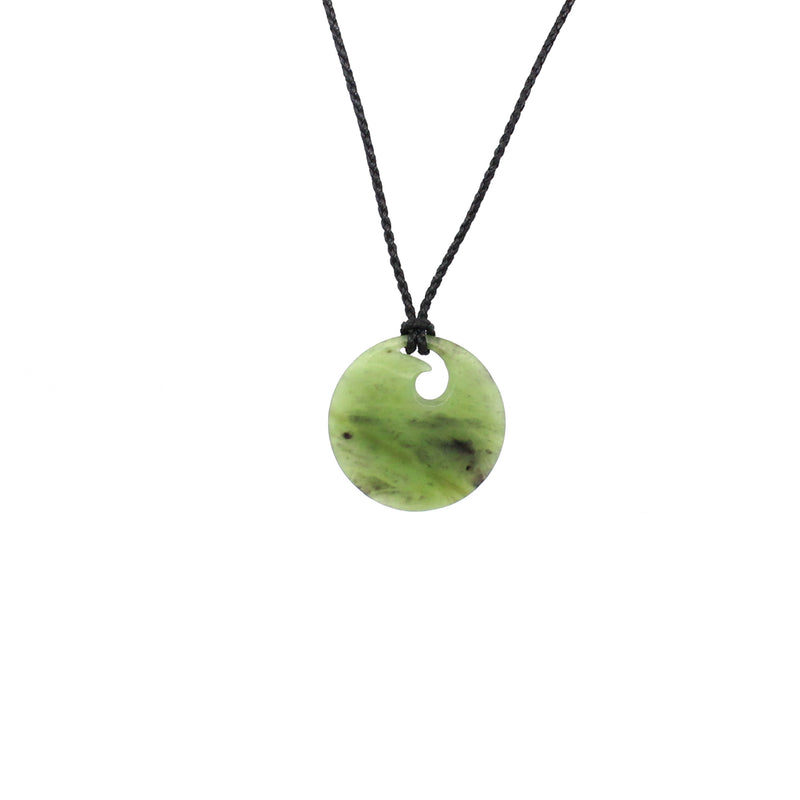 Disc with Koru Pounamu Pendant - Small | by Ric Moor