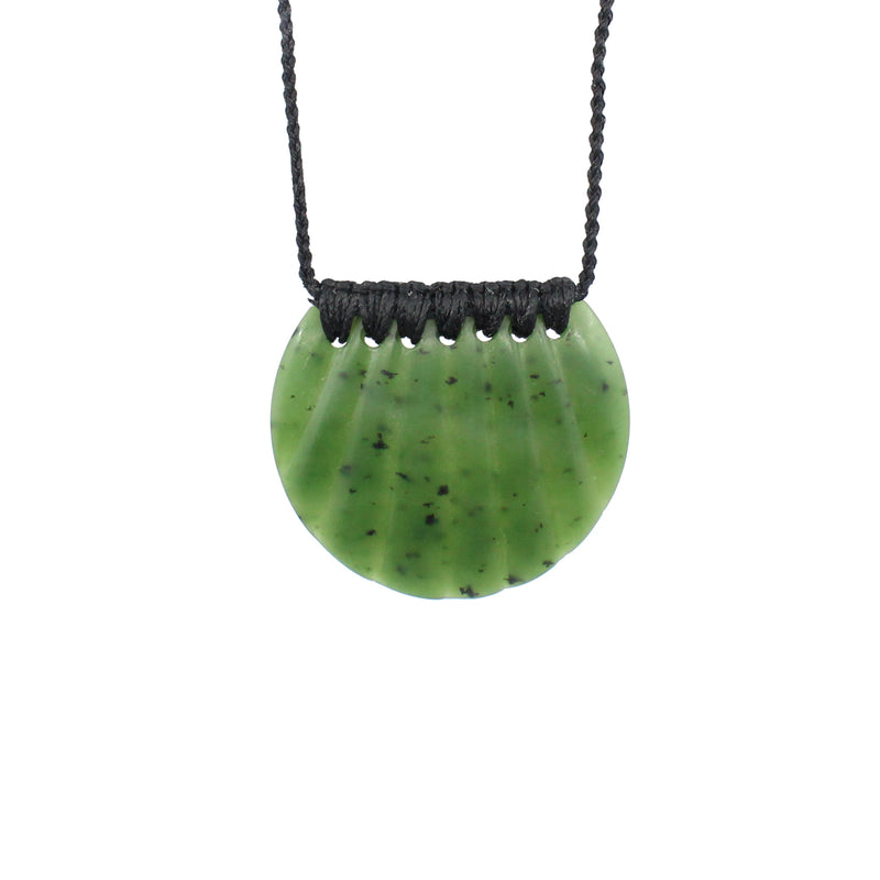 Carved Pounamu Breastplate | by Ric Moor