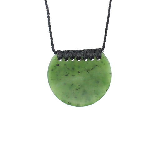 Carved Pounamu Breastplate | by Ric Moor