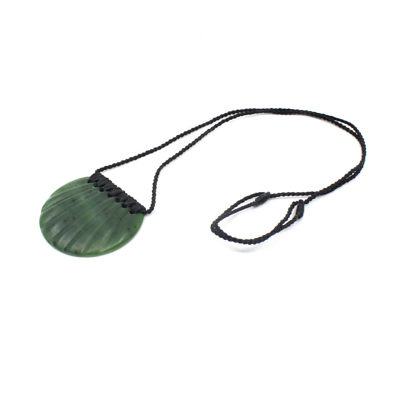 Carved Pounamu Breastplate | by Ric Moor