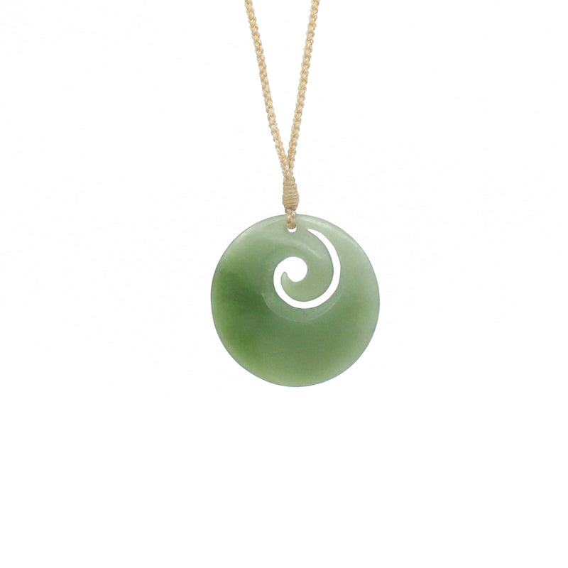 Disc with Koru Pounamu Pendant | by Ric Moor
