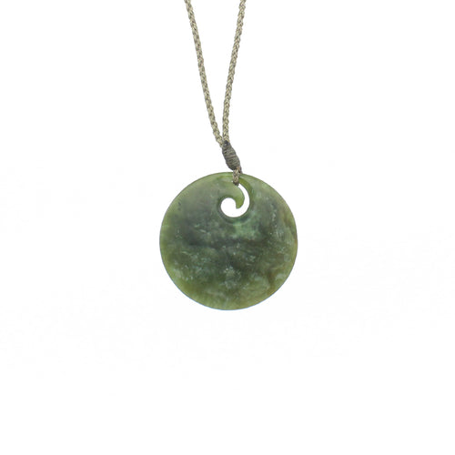 Disc with Koru Pounamu Pendant | by Ric Moor