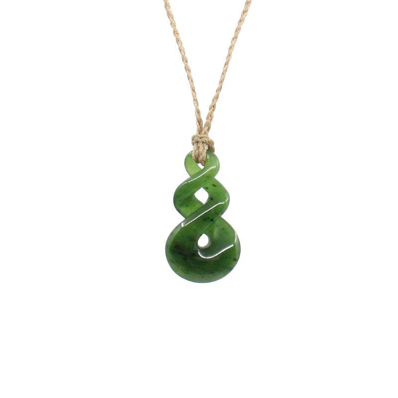 Double Twist Pounamu Pendant