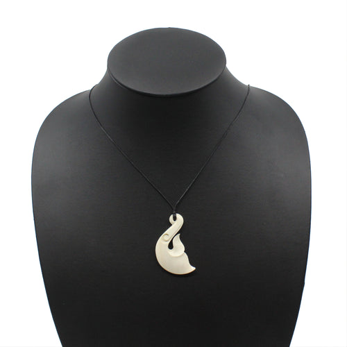 Hei Matau Whale Tail  Beef Bone Pendant | by Peter Mitchell