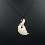 Hei Matau Whale Tail  Beef Bone Pendant | by Peter Mitchell