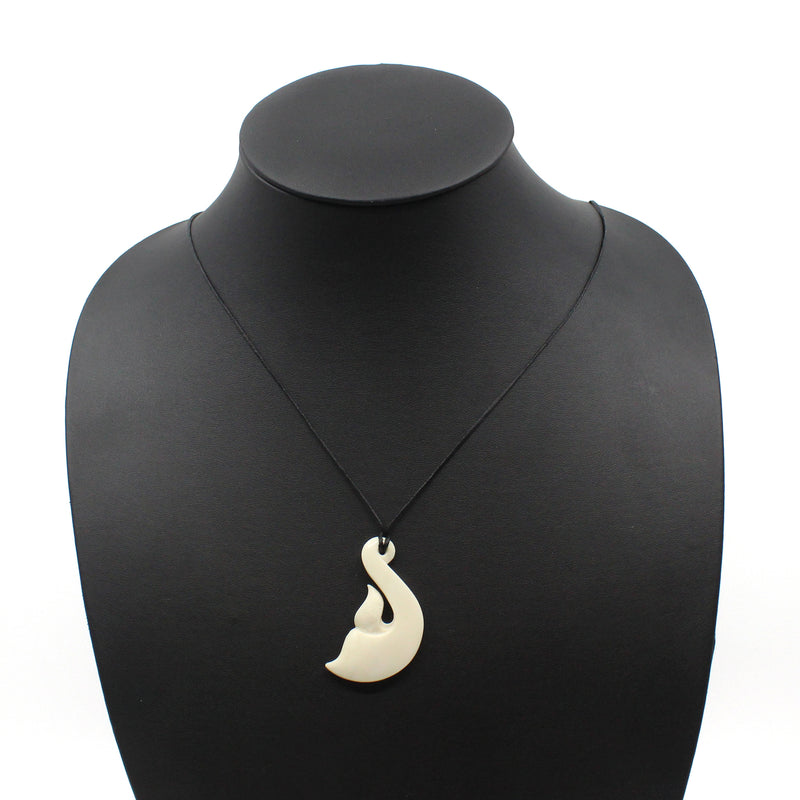 Hei Matau Whale Tail  Beef Bone Pendant | by Peter Mitchell