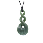 Double Twist Pounamu Pendant | by Ric Moor