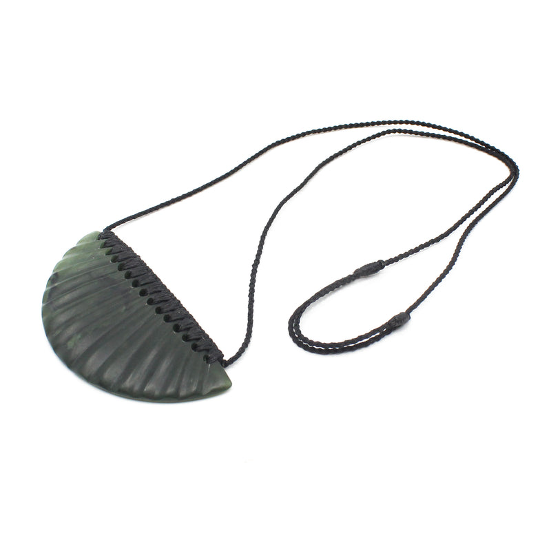 Carved Pounamu Breastplate | by Ric Moor