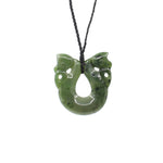 Pekapeka Pounamu Pendant | by Moreton Carvers