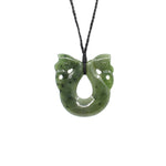 Pekapeka Pounamu Pendant | by Moreton Carvers