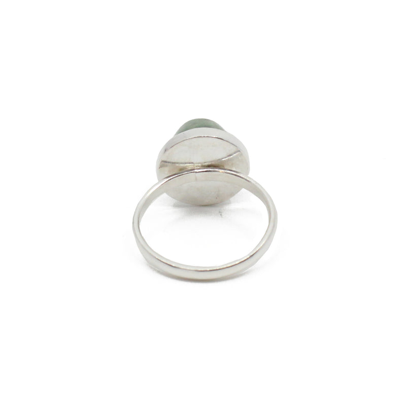 Tapered Cylinder Pounamu Ring  | by Ana Krakosky