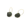 Facet Pounamu Hoops | by Ana Krakosky