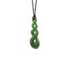 Triple Twist Pounamu Pendant | by Ric Moor