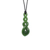 Triple Twist Pounamu Pendant | by Ric Moor