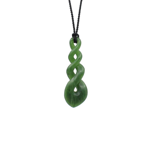Triple Twist Pounamu Pendant | by Ric Moor