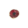 3D Poppy Brooch