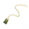 9ct Gold Capped Toki Pounamu Pendant | by Alex Sands