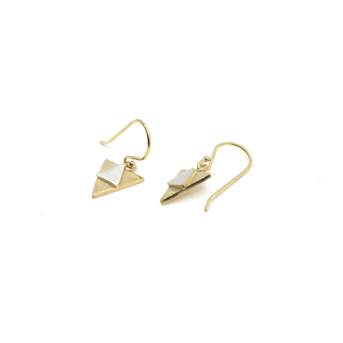 Aonui Earrings - 10ct Gold Plated | by Keri-Mei Zagrobelna