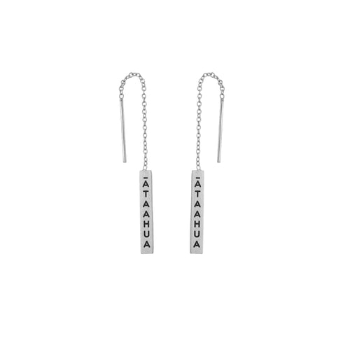 Ātaahua (Beautiful ) Thread Earrings | by Little Taonga