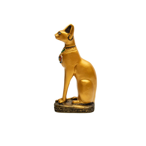 Bastet Cat Statue - Gold