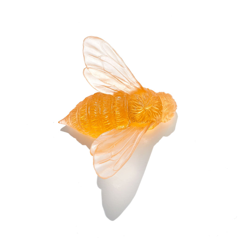 Glass Bee Wall Sculpture - Wings In  | by Luke Jacomb Studio