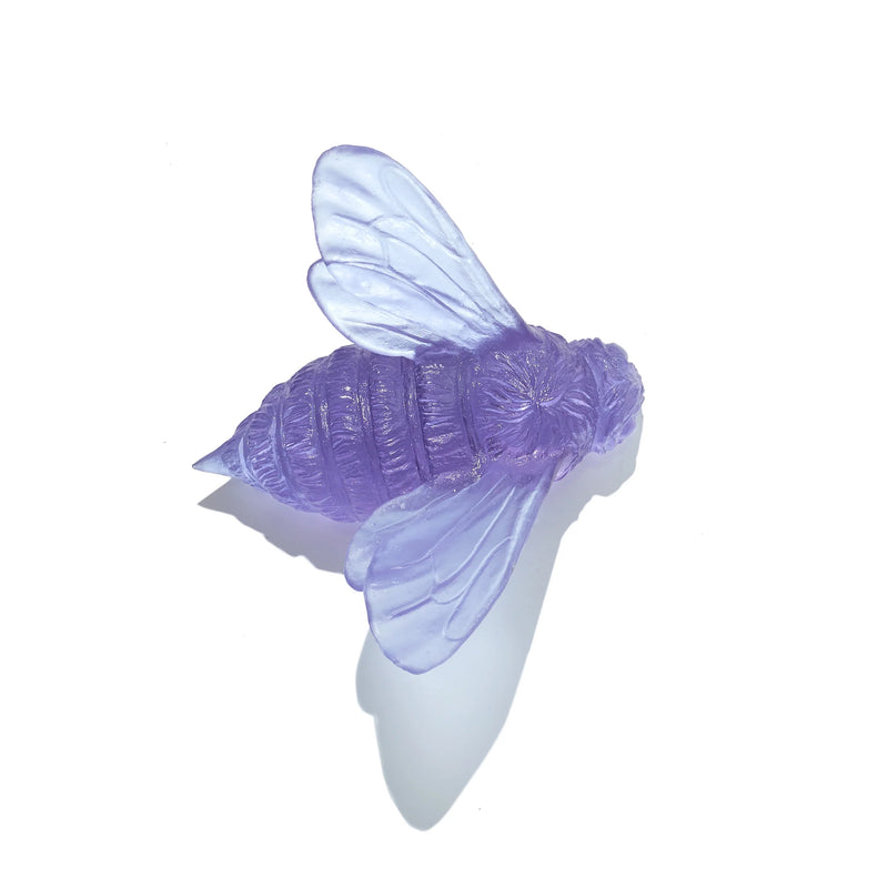 Glass Bee Wall Sculpture - Wings In  | by Luke Jacomb Studio