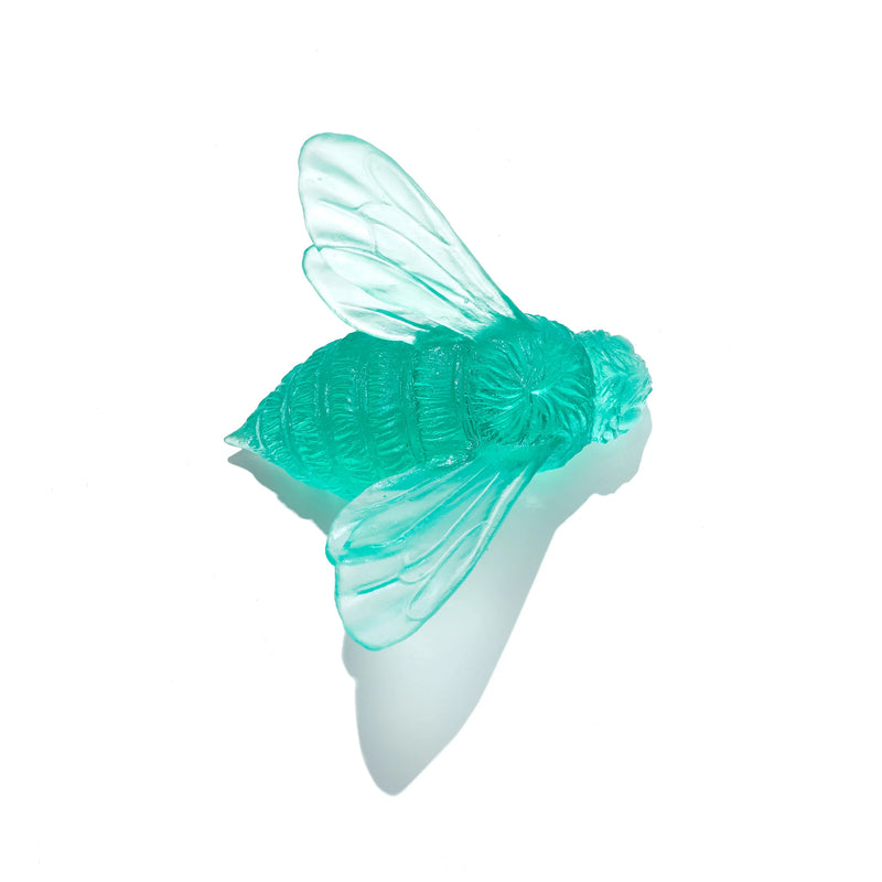 Glass Bee Wall Sculpture - Wings In  | by Luke Jacomb Studio