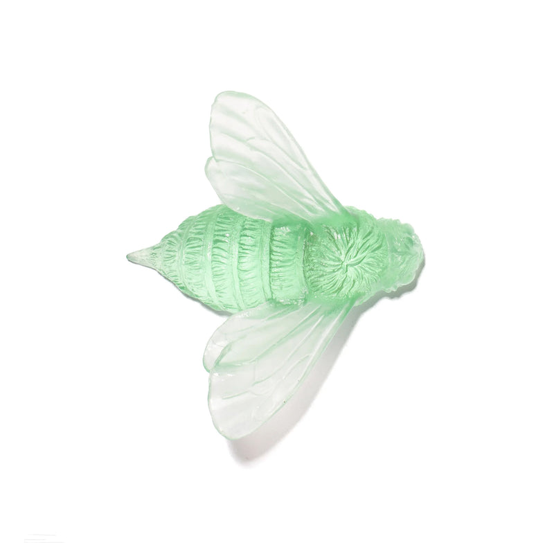 Glass Bee Wall Sculpture - Wings In  | by Luke Jacomb Studio