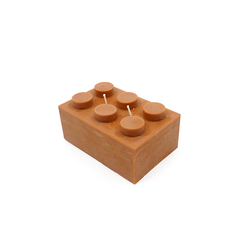 Brick  Candle - Orange