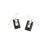 Chain Link Pounamu Earrings | by Ana Krakosky