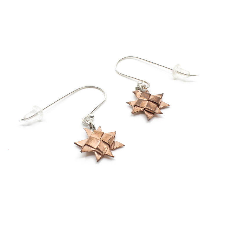Copper Whetū (Star) Earrings | by Keri-Mei Zagrobelna