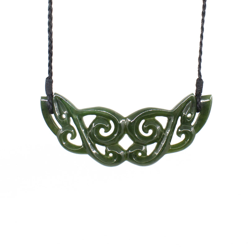 Detailed Breastplate Pounamu Pendant