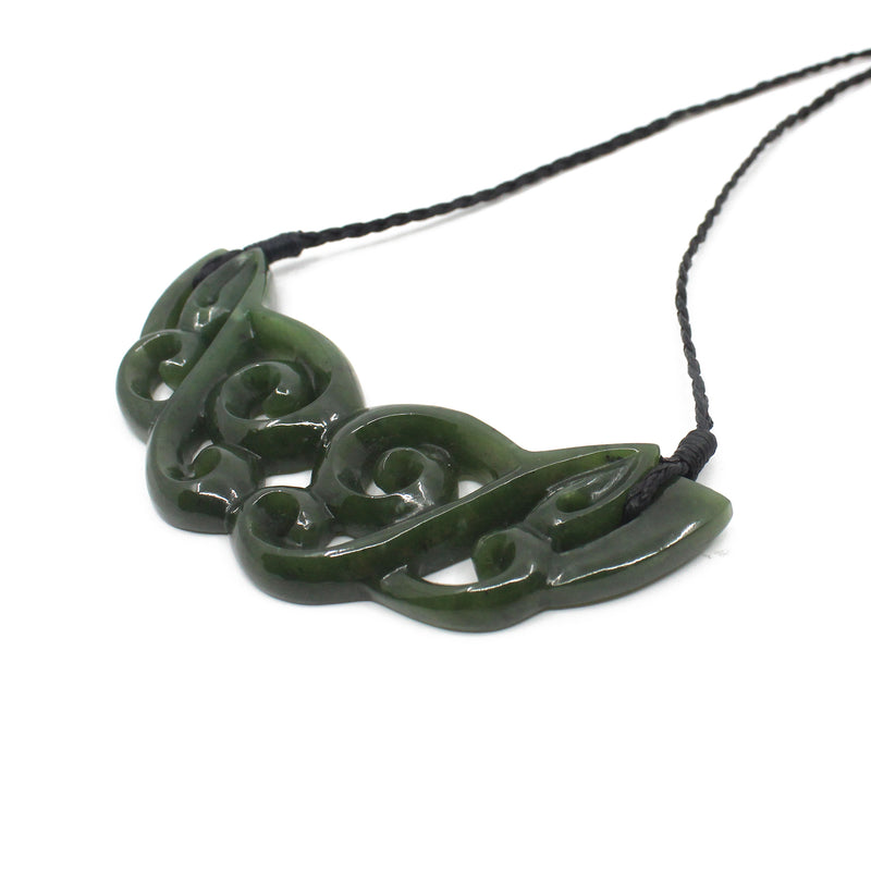 Detailed Breastplate Pounamu Pendant