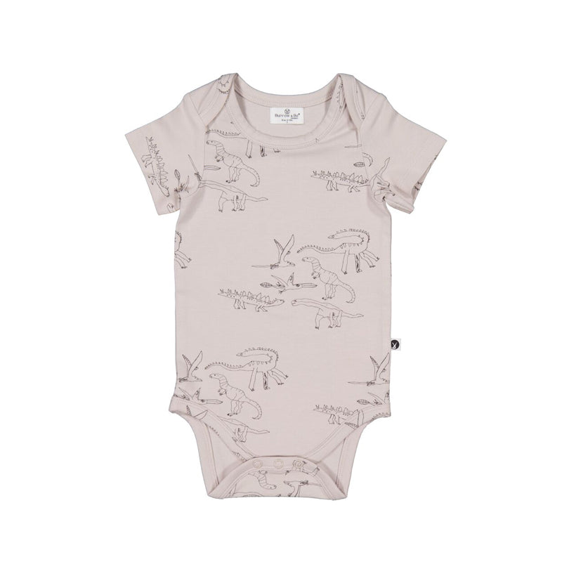 Dino Roar Bodysuit short sleeve | Burrow & Be