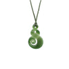 Double Twist with Koru Pounamu Pendant