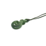 Double Twist with Koru Pounamu Pendant