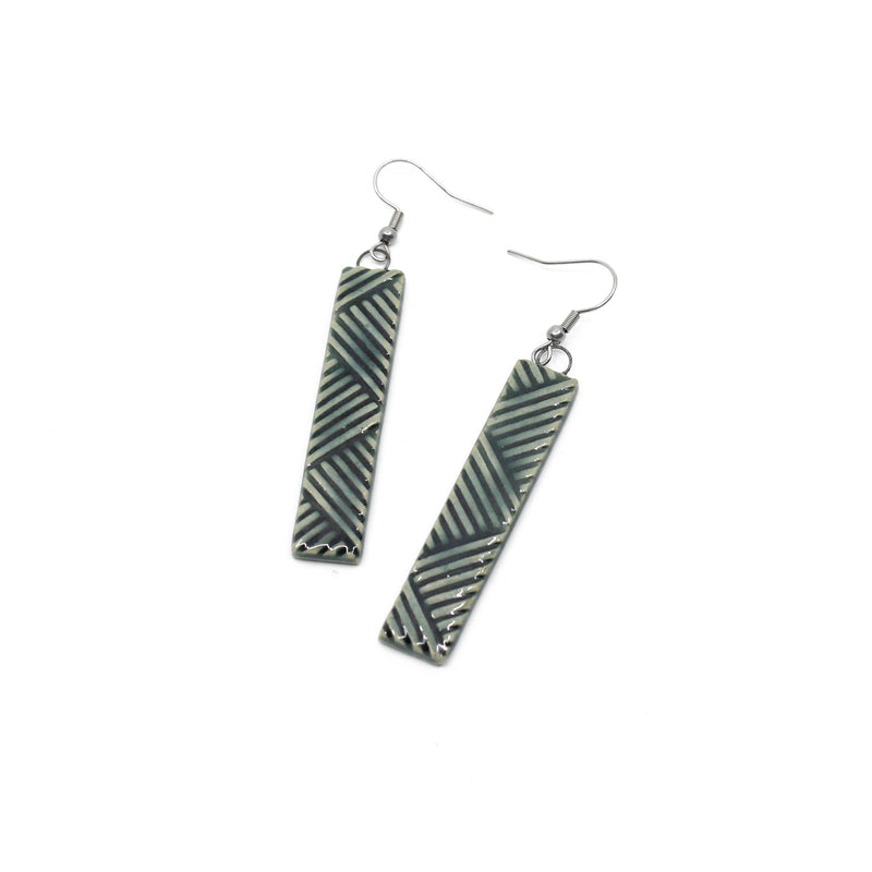 Drop Ceramic Earrings | by Form & Function Ceramics