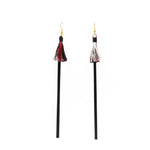 Earrings - Pokini Black | by Shona Tāwhiao