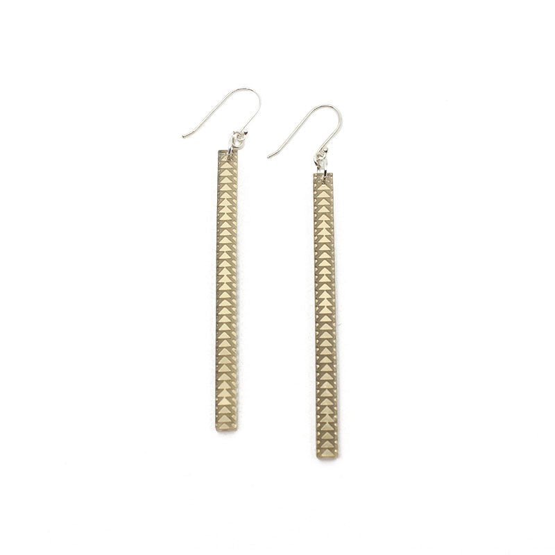 Earrings Aroha Super Drop in Gold | by Anna Leyland