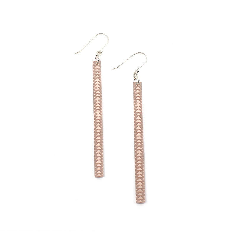 Earrings Aroha Super Drop in Rose Gold | by Anna Leyland